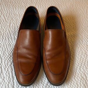 EUC Cole Haan Grand.OS Mens Leather Loafers Brown Size 9M